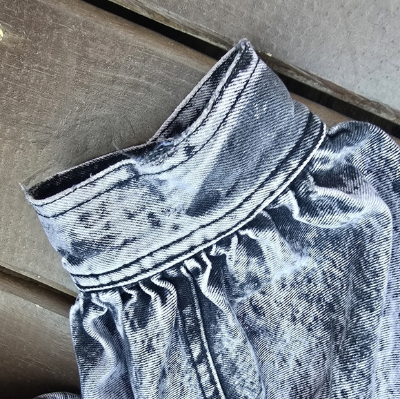 Ulla Johnson Romper Black and Pink Denim - Picture 11 of 12